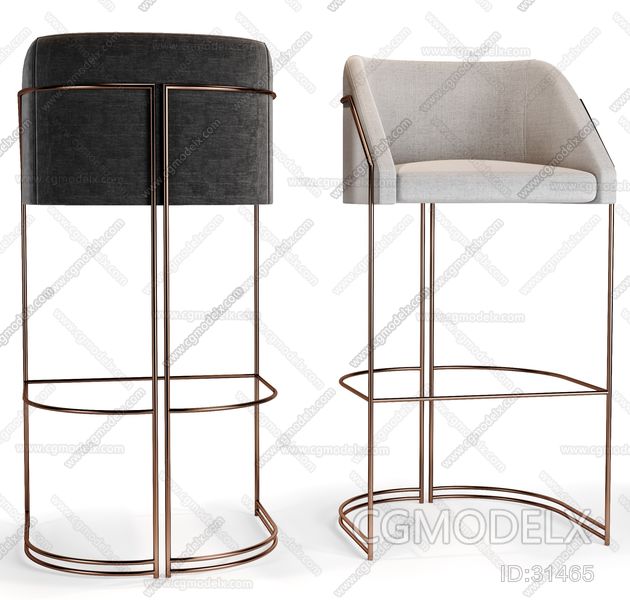 Modern Bar Chair 3D model [ID:31465]