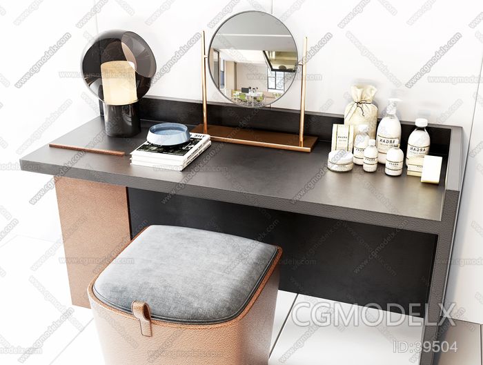 Dressing Table In Northern Europe 3D model [ID:39504]