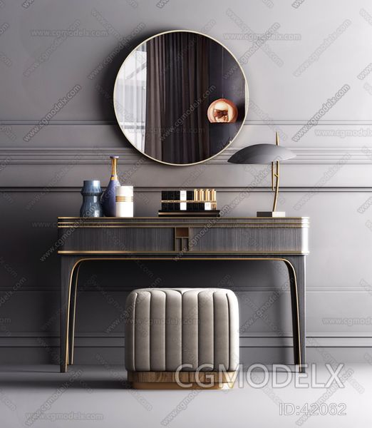 Chanel dressing table decor set 3D Model $20 - .unknown - Free3D