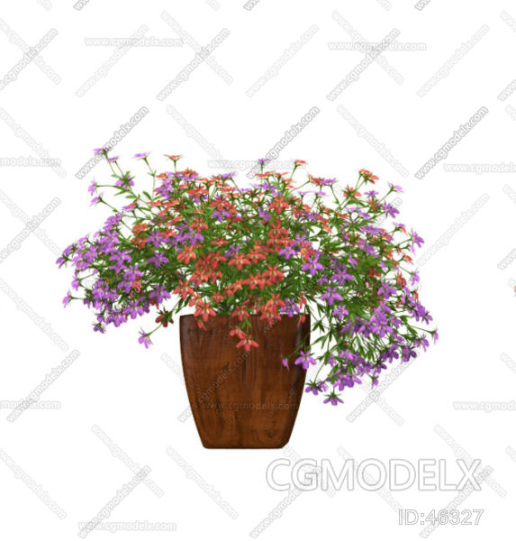 Modern Potted Plants 3D model [ID:46327]