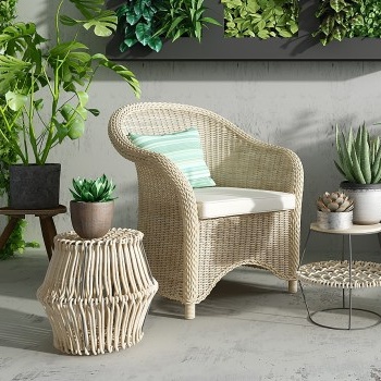 Balcony Flowers And Plants Chair Combination 3D model [ID:52401]