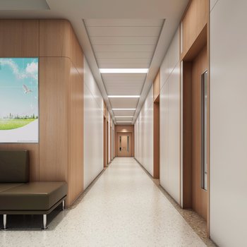 Private Hospital Hall 3D model [ID:30059]