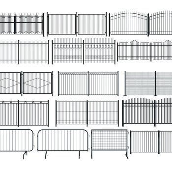 Modern Railings 3D model [ID:46511]