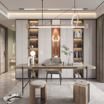 Modern Living Room 3D Model [ID:55096]