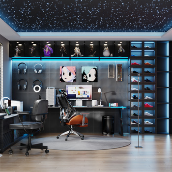 Modern Esports Room 3D Model - Recreation Room | CGmodelX