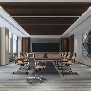 Contemporary Meeting Room /Conference Room 3D model [ID:15302]