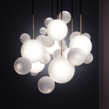 Contemporary Pendant Lights 3D model [ID:17310]